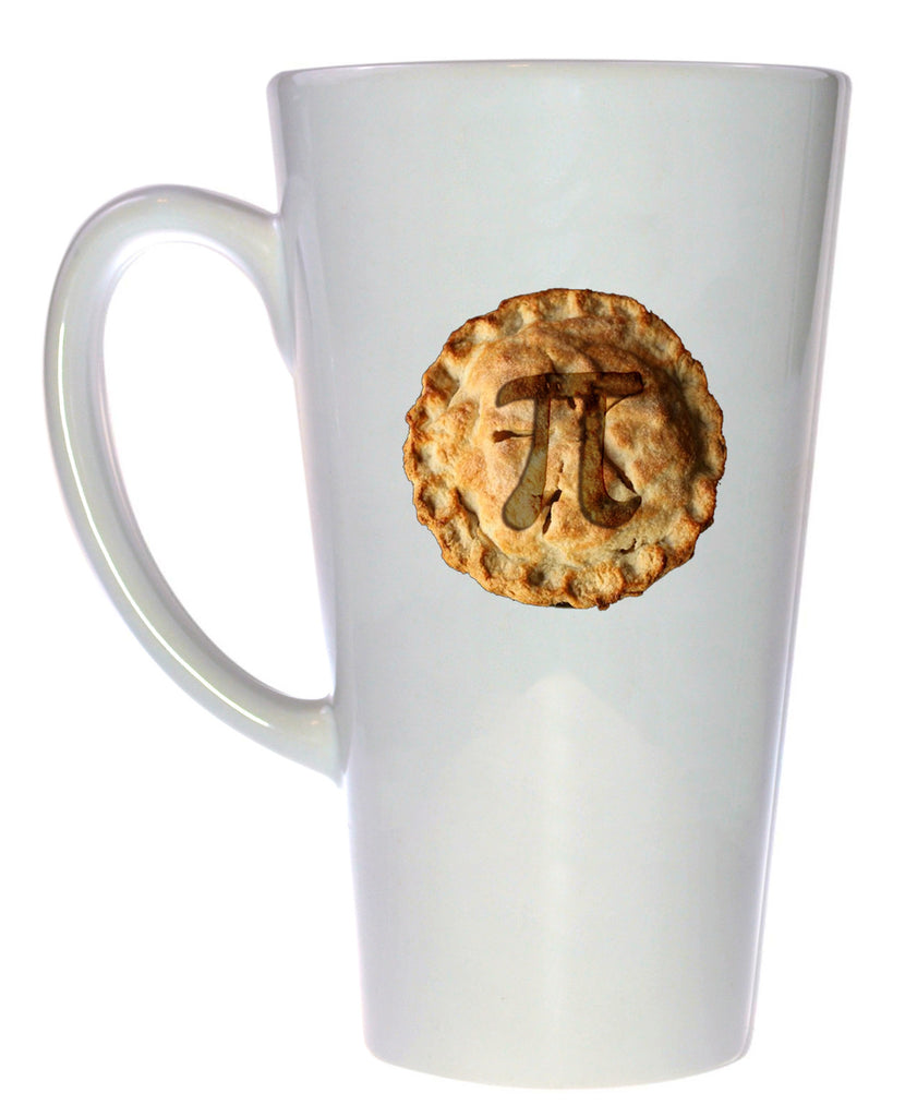Pi on a Pie Mathematical Coffee or Tea Mug, Latte Size
