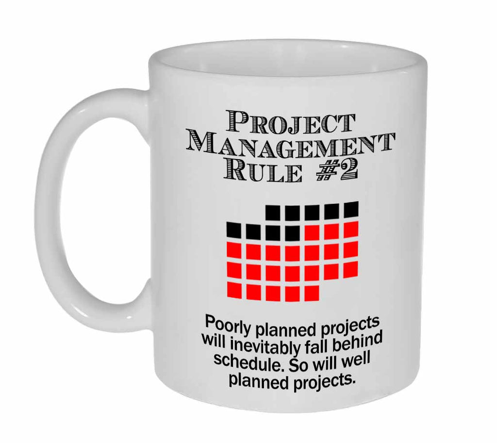 Project Management Rule #2 Coffee or Tea Mug