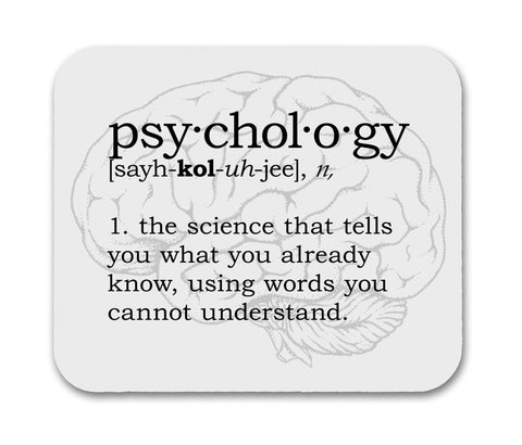Psychology Definition Mouse Pad