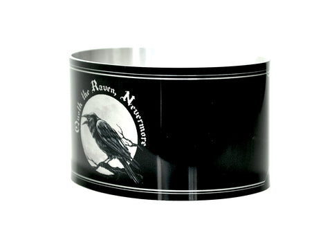 Edgar Allen Poe The Raven Quote Aluminum Cuff