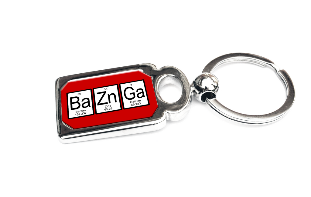  Bazinga Periodic Table Metal Key Chain
