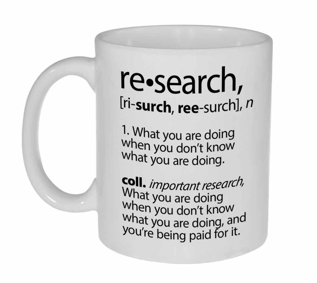 Research Definition Coffee or Tea Mug