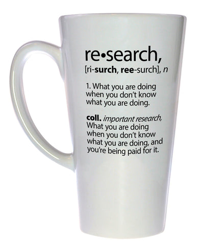 Research Definition Coffee or Tea Mug, Latte Size