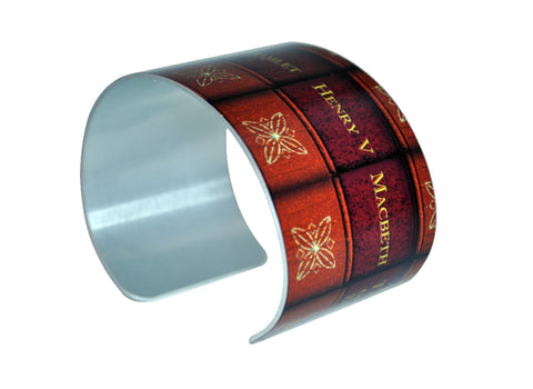 William Shakespeare Books Cuff Bracelet