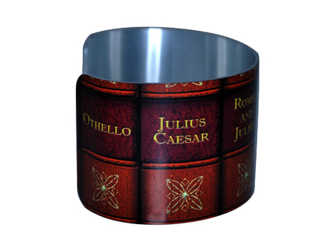 William Shakespeare Books Cuff Bracelet