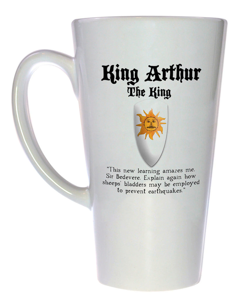 King Arthur Coffee or Tea Mug - Monty Python and the Holy Grail, Latte Size