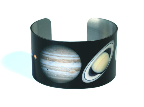 Solar System Planets Aluminum Cuff