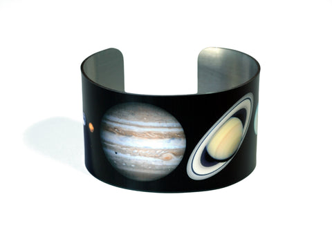 Solar System Planets Aluminum Cuff