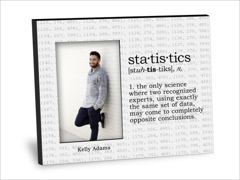 Statistics Definition Picture Frame