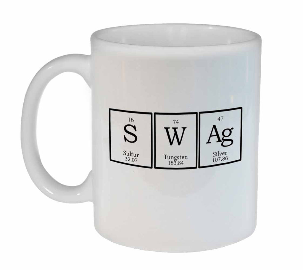 Swag periodic Table Chemistry Coffee or Tea mug