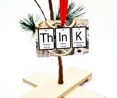 Think Periodic table Ornament