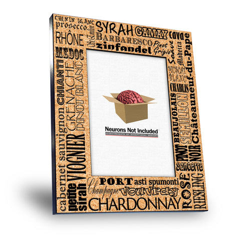 Wine Varieties Picture Frame