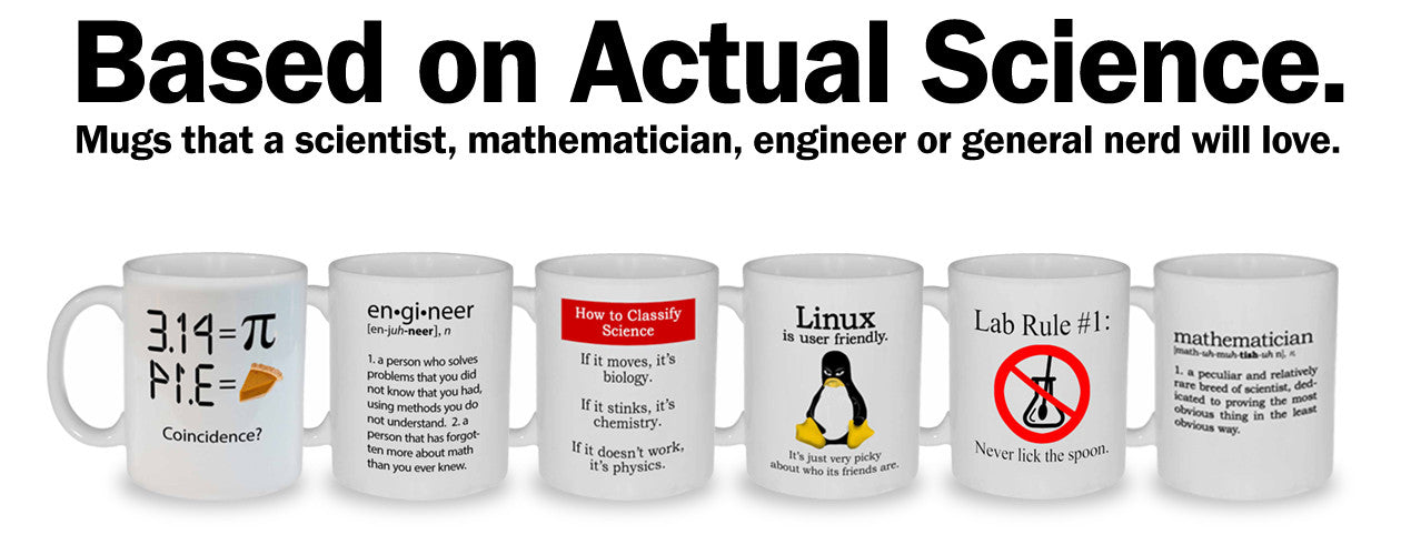 Mugs of exceptional geekiness